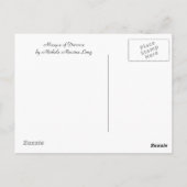 Carte Postale Masque du Divorce (Dos)