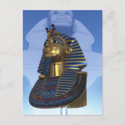 Carte Postale Masque du pharaon (Devant)