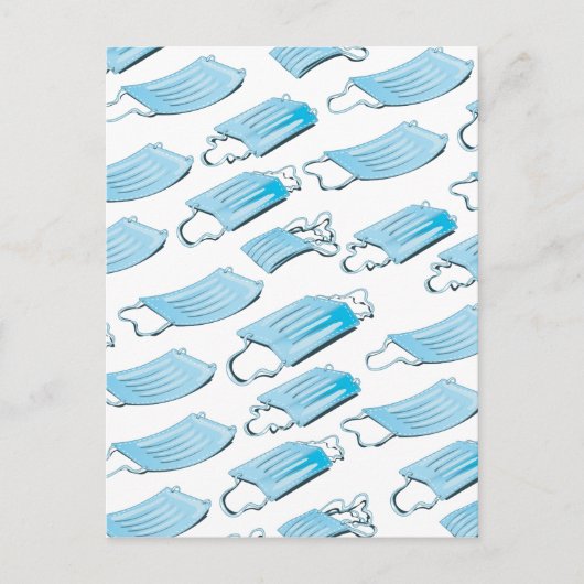 Carte Postale Masque facial (Devant)