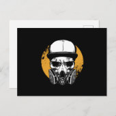 Carte Postale Masque facial Art Anti inhalation toxique Cadeau C (Devant / Derrière)