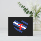Carte Postale Masque Fierté (Debout devant)