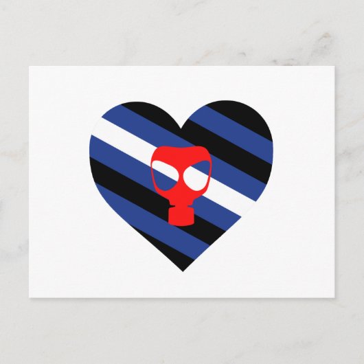 Carte Postale Masque Fierté (Devant)