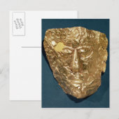 Carte Postale Masque funéraire (Devant / Derrière)