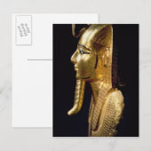 Carte Postale Masque funéraire de Psusennes I (Devant / Derrière)