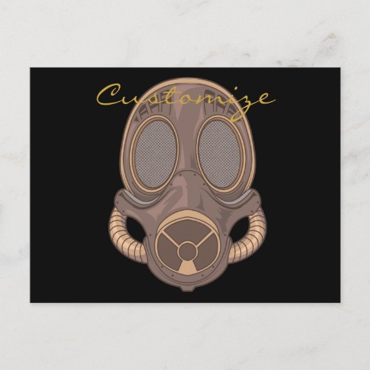 Carte Postale Masque gaz vapeur Thunder_Cove (Devant)
