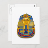 Carte Postale Masque King Tut (Devant / Derrière)