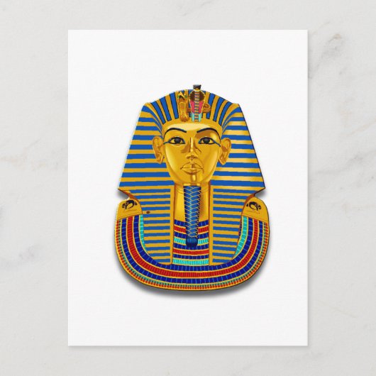 Carte Postale Masque King Tut (Devant)