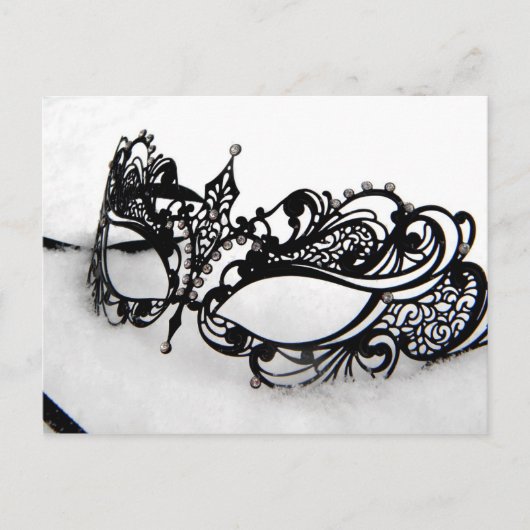 Carte Postale Masque Queens (Devant)