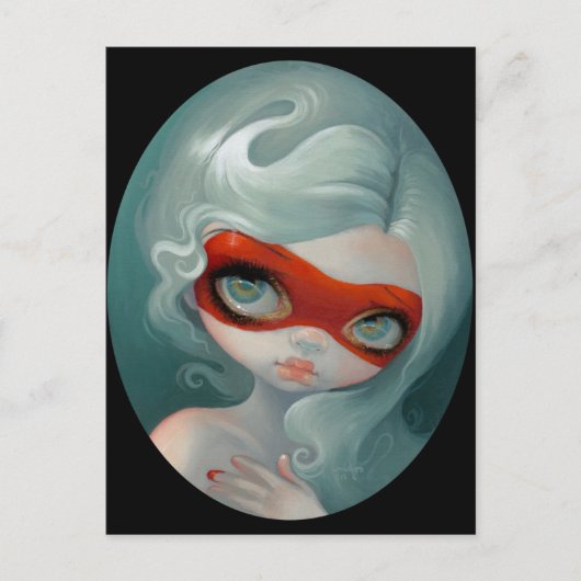 Carte postale "Masque rouge" (Devant)