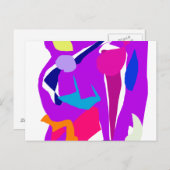 Carte Postale Masque Scrupulsif Vice Vertu Novel Bat (Devant / Derrière)