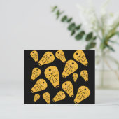 Carte Postale Masque tribal autochtone Abstrait (Debout devant)