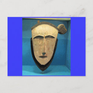 Carte Postale Masque tribal CB