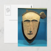 Carte Postale Masque tribal CB (Devant / Derrière)
