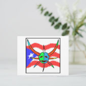 Carte Postale masque vejigante (Debout devant)