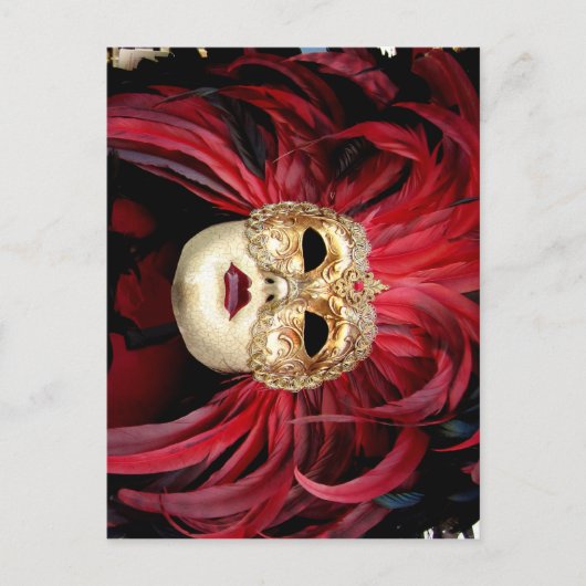 Carte postale Masque vénitien (Devant)