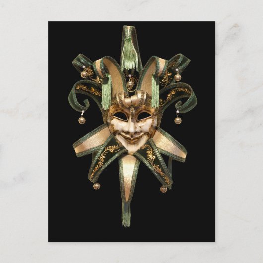 Carte Postale Masque vénitien (Devant)