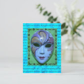Carte Postale Masque vénitien 2 (Debout devant)