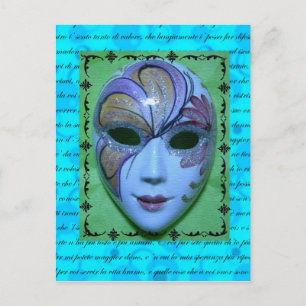 Carte Postale Masque vénitien 2