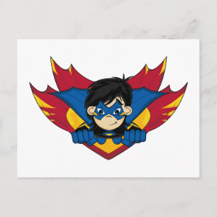 Carte postale Masquée Superhero Girl