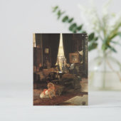 Carte Postale Masquer et rechercher des objets d'art (Debout devant)