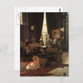 Carte Postale Masquer et rechercher des objets d'art (Devant / Derrière)