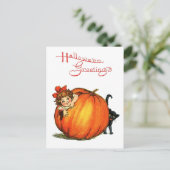 Carte Postale Masquer et rechercher l'Halloween (Debout devant)