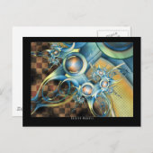 Carte Postale Masquer la folie (Devant / Derrière)