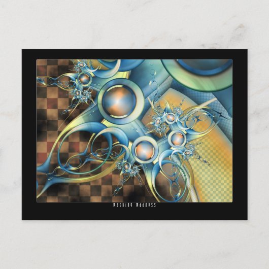 Carte Postale Masquer la folie (Devant)