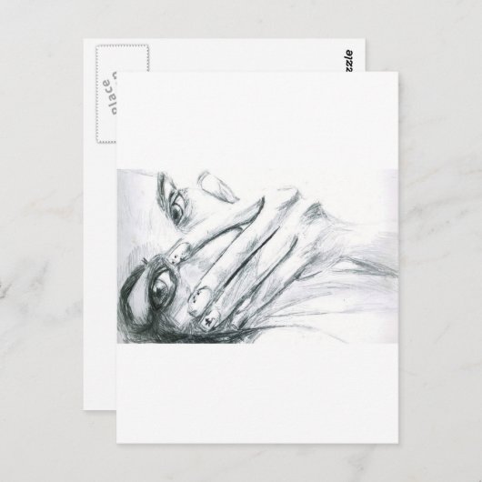 Carte Postale Masquer le sourire (Devant / Derrière)