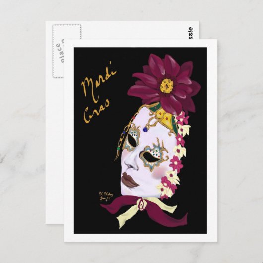 Carte postale Masquerade (Devant / Derrière)