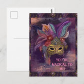 CARTE POSTALE MASQUERADE VENISE  ART      (Devant / Derrière)