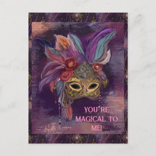 CARTE POSTALE MASQUERADE VENISE  ART      (Devant)