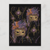 CARTE POSTALE MASQUERADE VENISE  ART      (Devant)