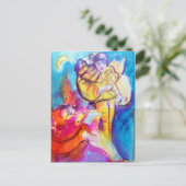 CARTE POSTALE MASQUÉRADE VÉNITIENNE / NOCTURNE MUSICALE (Debout devant)