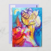 CARTE POSTALE MASQUÉRADE VÉNITIENNE / NOCTURNE MUSICALE (Devant / Derrière)