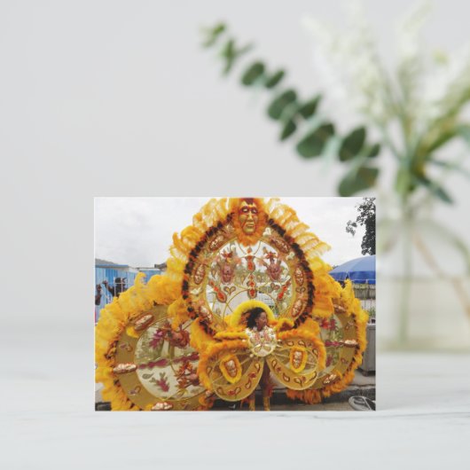 Carte Postale Masquerader du Carnaval, Trinité-et-Tobago (Debout devant)