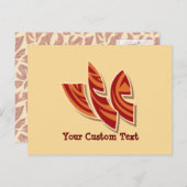 Carte Postale Masques africains (Devant / Derrière)