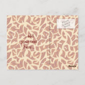 Carte Postale Masques africains (Dos)