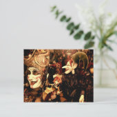 Carte Postale Masques de carnaval (Debout devant)