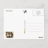 Carte Postale Masques de Carnaval de Venise (Dos)
