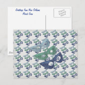 Carte Postale Masques d'étincelles - (Devant / Derrière)