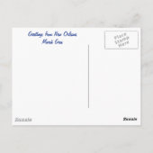 Carte Postale Masques d'étincelles - (Dos)