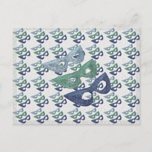 Carte Postale Masques d'étincelles - (Devant)