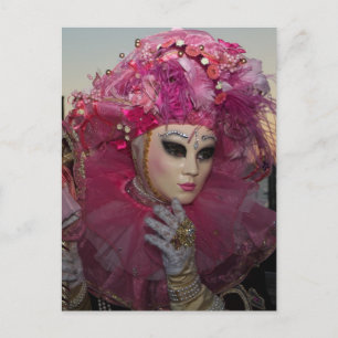 Carte Postale Masques du Carnaval de Venise