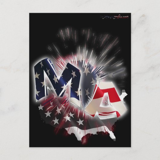 CARTE POSTALE MASSACHUSETTS (Devant)