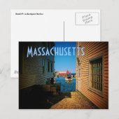 Carte postale Massachusetts (Devant / Derrière)