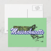 Carte Postale Massachusetts (Devant / Derrière)