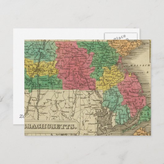Carte Postale Massachusetts 7 (Devant / Derrière)