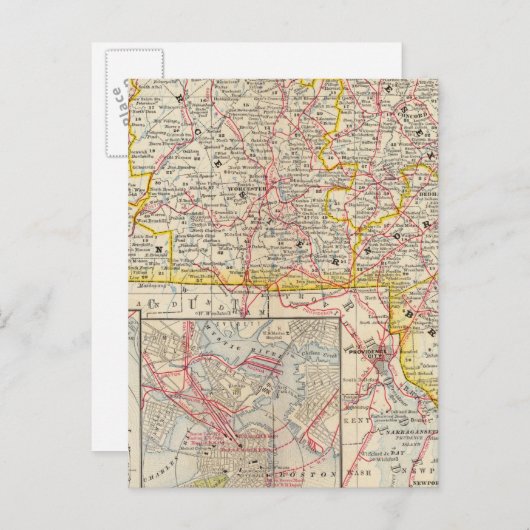 Carte Postale Massachusetts 8 (Devant / Derrière)