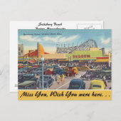 Carte Postale Massachusetts Amusement Centre, Salisbury Beach (Devant / Derrière)